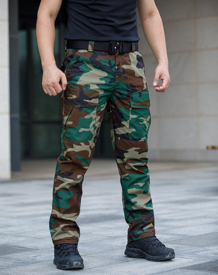 Men's Solid Color Camouflage Streetwear Collarless Sleeveless Regular Fit Men's Bottoms