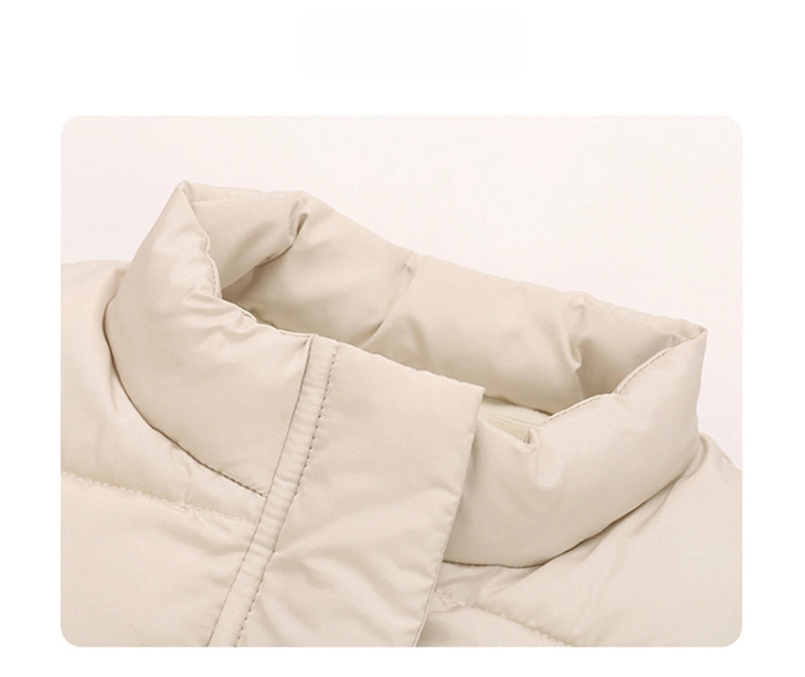 Autumn and Winter New Children's Vest Boys' Girls' Baby Thickened Warm Stylish Lamb Down Cotton Vest for Outer Wear