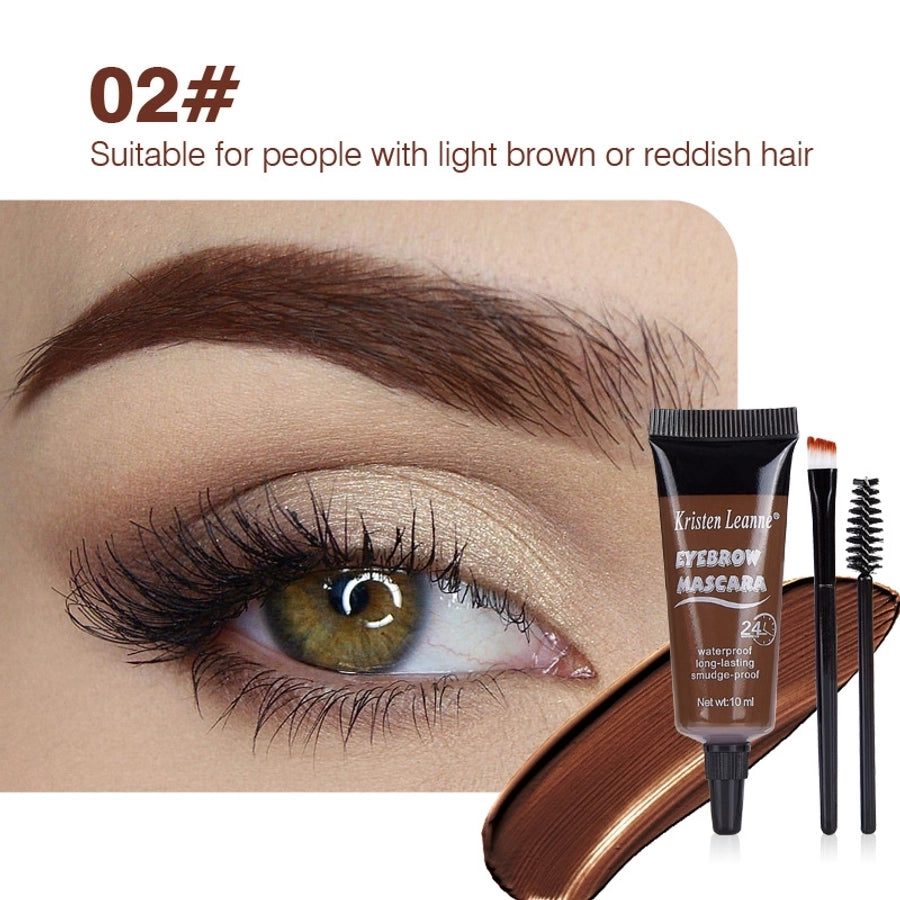 fashion letter plastic eyebrow cream