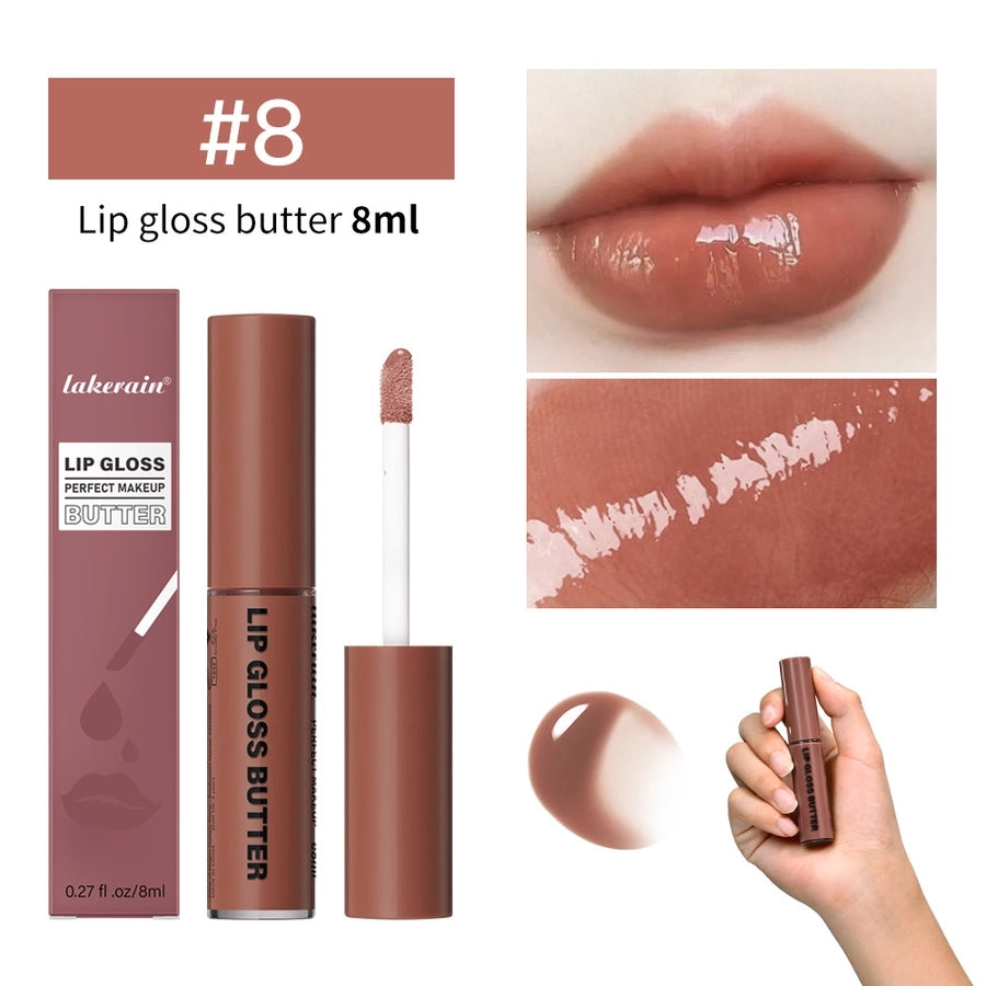 lakerain Butter Gloss Lip Glaze moisturizing mirror lip gloss lasting coloring lip glaze lip dye liquid