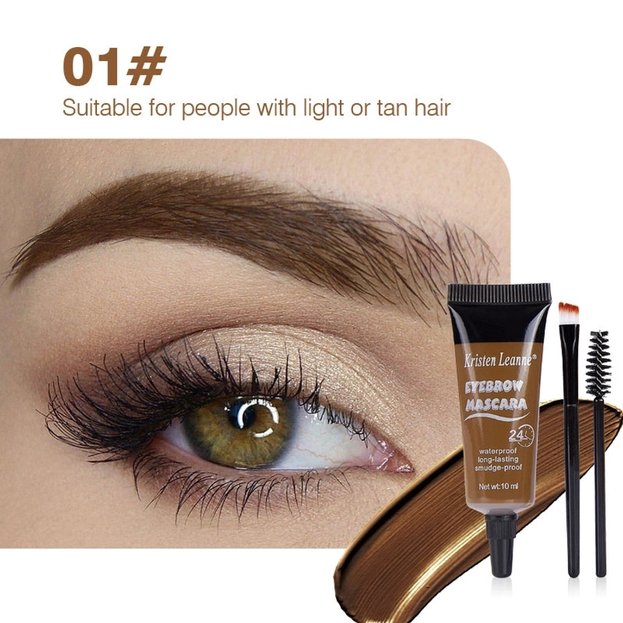 fashion letter plastic eyebrow cream