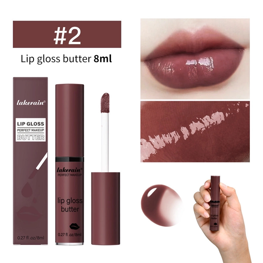 lakerain Butter Gloss Lip Glaze moisturizing mirror lip gloss lasting coloring lip glaze lip dye liquid