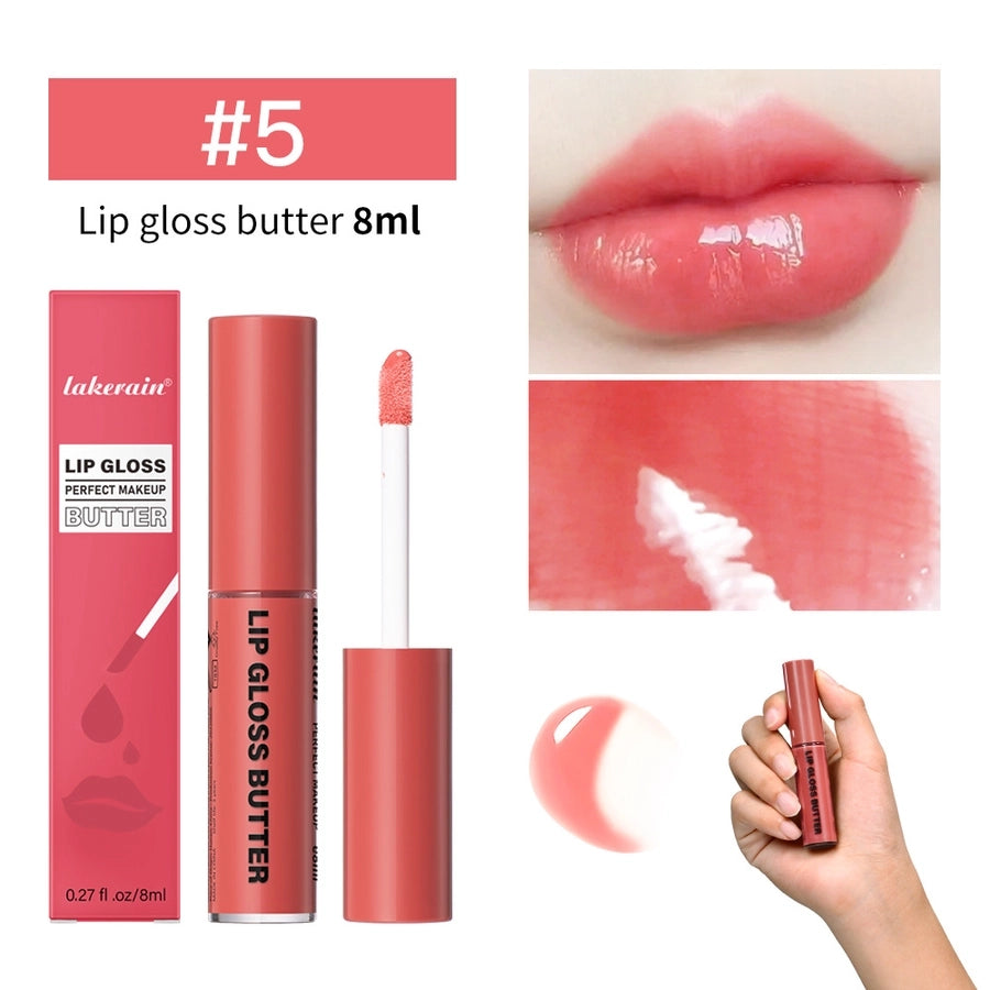 lakerain Butter Gloss Lip Glaze moisturizing mirror lip gloss lasting coloring lip glaze lip dye liquid