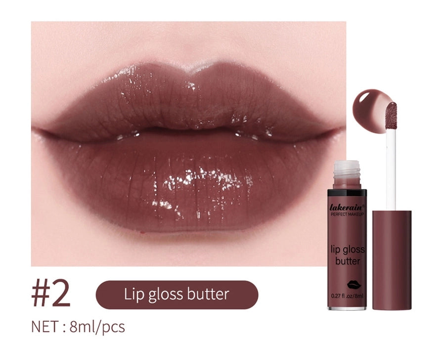 lakerain Butter Gloss Lip Glaze moisturizing mirror lip gloss lasting coloring lip glaze lip dye liquid