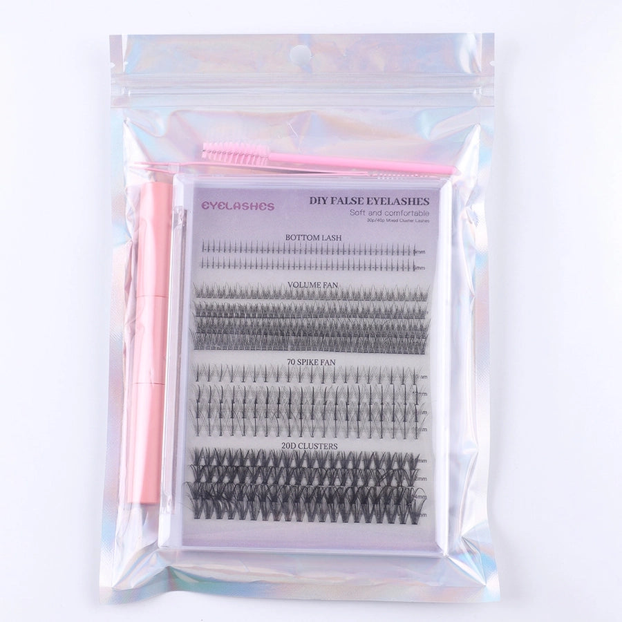 Hot Sale 404 Cluster Large Capacity False Eyelash Lower Eyelash Deviruchi Single Cluster Segmented DIY Eyelash Mix