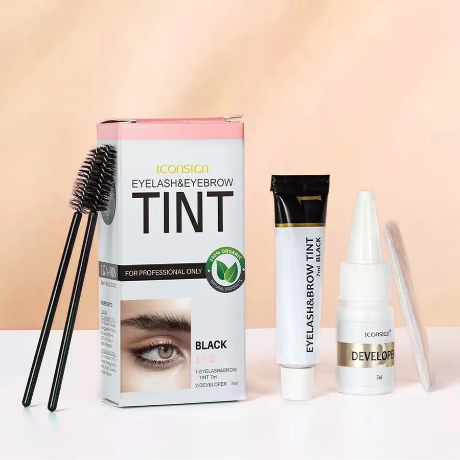 Aike Xier ICONSIGN dyed eyebrow set waterproof quick-drying  beauty makeup semi-permanent eyebrow cream