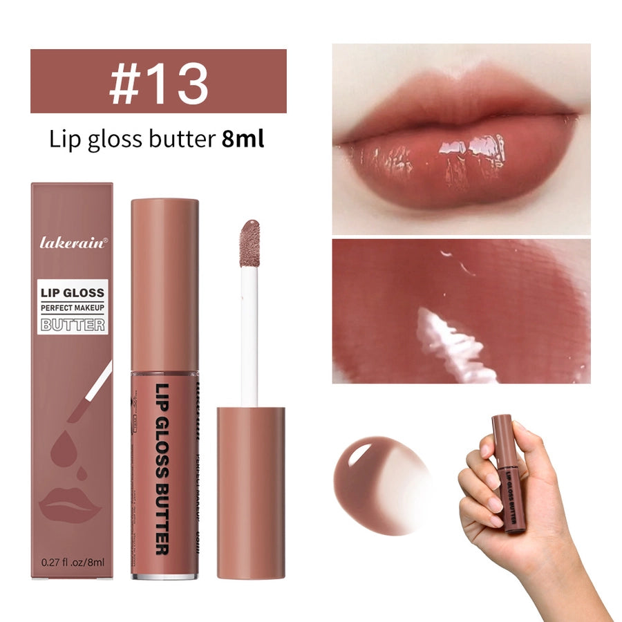 lakerain Butter Gloss Lip Glaze moisturizing mirror lip gloss lasting coloring lip glaze lip dye liquid