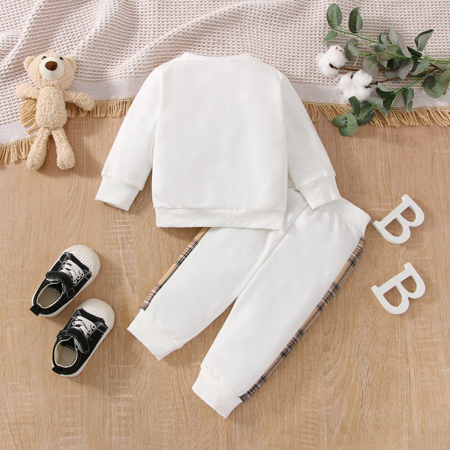 fashion bear cotton boys clothing sets