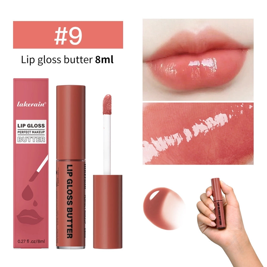 lakerain Butter Gloss Lip Glaze moisturizing mirror lip gloss lasting coloring lip glaze lip dye liquid