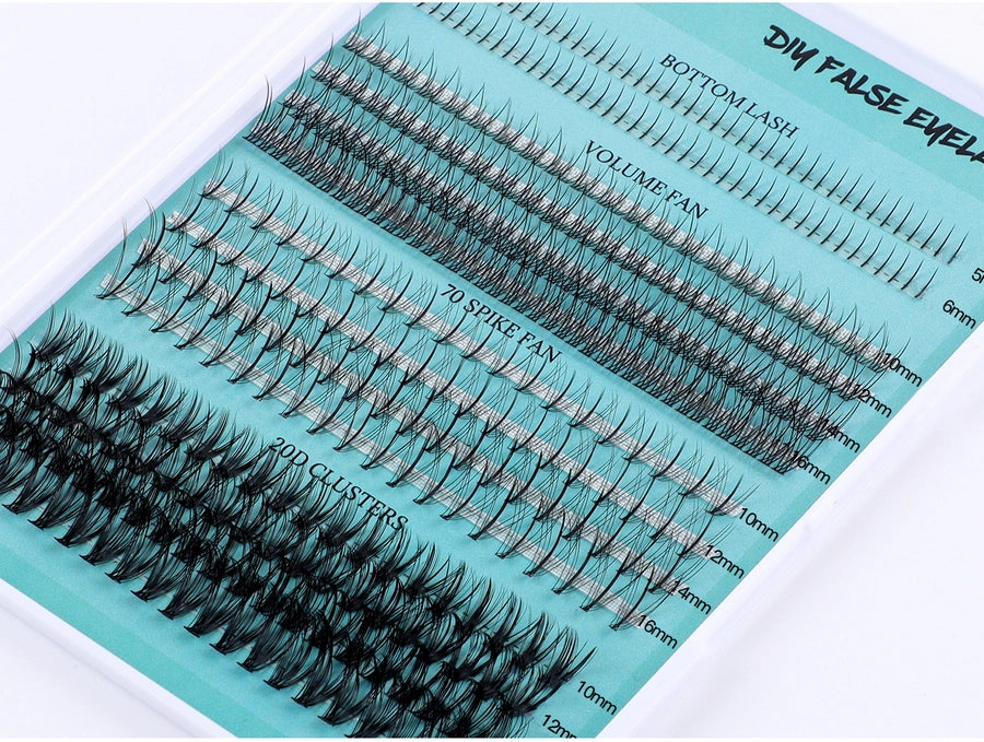 Hot Sale 404 Cluster Large Capacity False Eyelash Lower Eyelash Deviruchi Single Cluster Segmented DIY Eyelash Mix