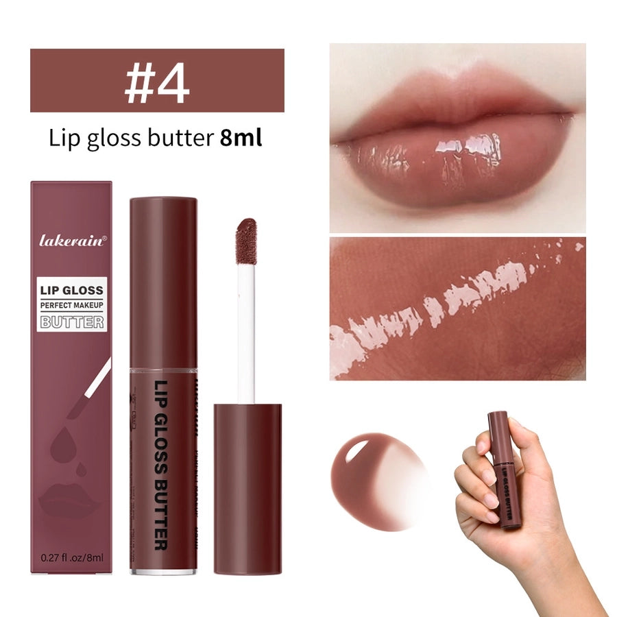 lakerain Butter Gloss Lip Glaze moisturizing mirror lip gloss lasting coloring lip glaze lip dye liquid