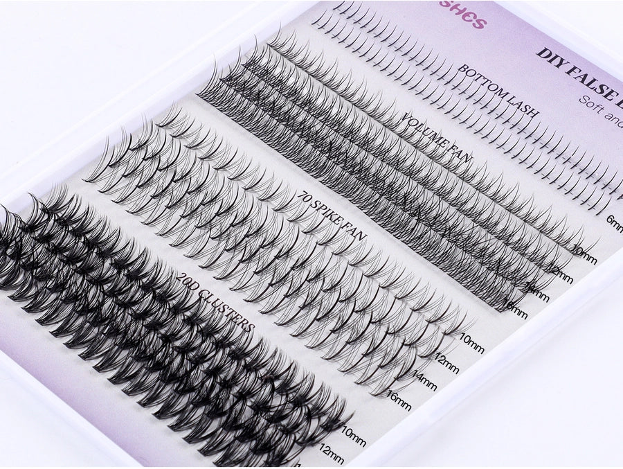 Hot Sale 404 Cluster Large Capacity False Eyelash Lower Eyelash Deviruchi Single Cluster Segmented DIY Eyelash Mix