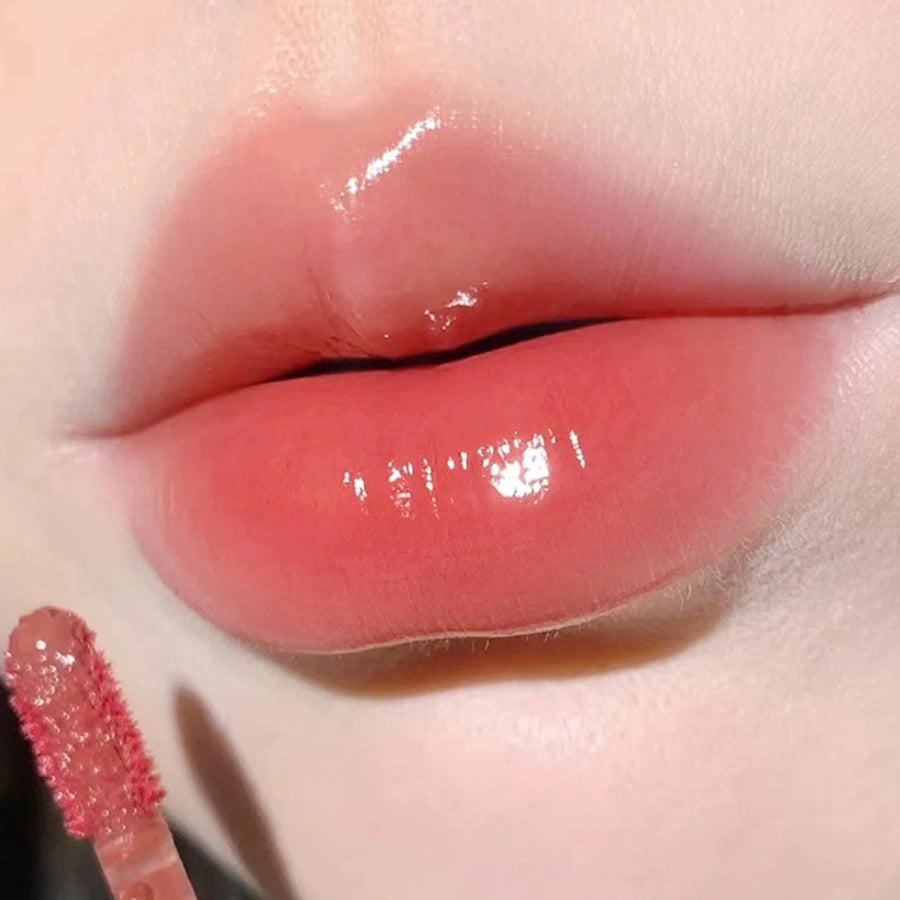 HERORANGE ~ juice glossy mirror lip glaze light moisturizing moisturizing glass lip gloss student party cheap makeup