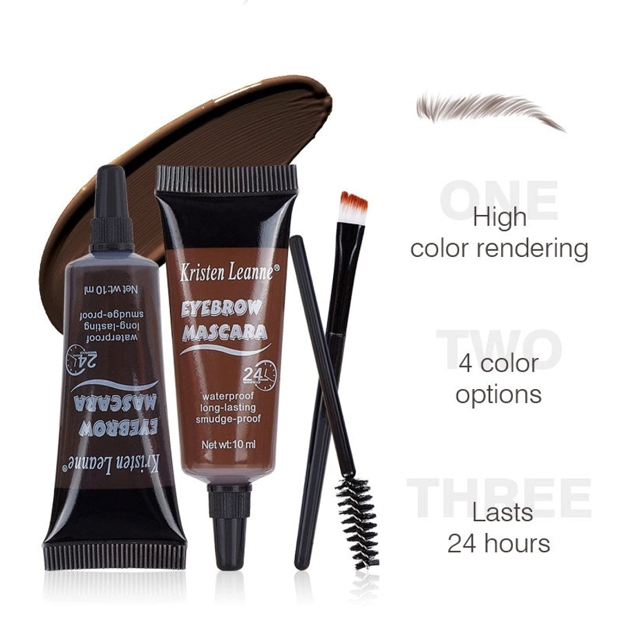 fashion letter plastic eyebrow cream