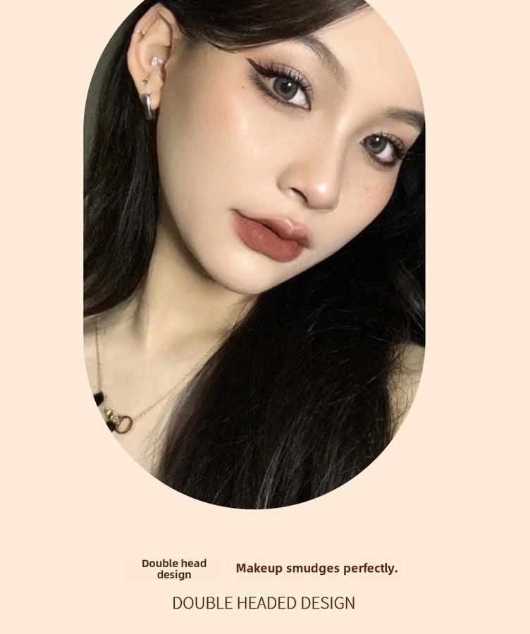 HERORANGE ~  cosmetic pen with brush nose shadow shadow dual-purpose natural three-dimensional not easy to take off makeup cosmetic beauty stick women