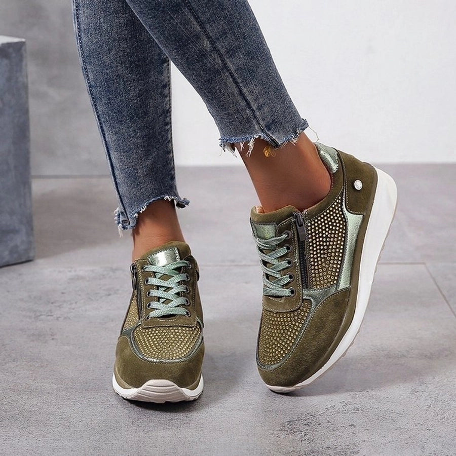 Summer and autumn women's shoes  plus size  new single-layer shoes women's fashion British inner height increasing shoes casual women's shoes in stock