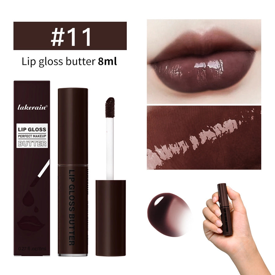 lakerain Butter Gloss Lip Glaze moisturizing mirror lip gloss lasting coloring lip glaze lip dye liquid