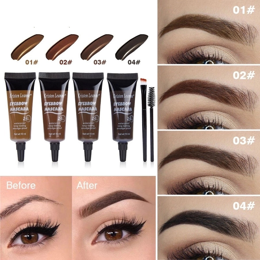 fashion letter plastic eyebrow cream