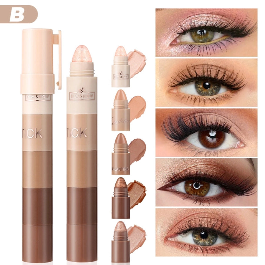 Simple Style Classic Style Color Block Plastic Eye Shadow 1 Set